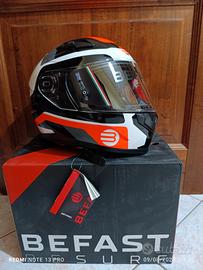 Casco integrale Befast VENTUS III Bianco Rosso