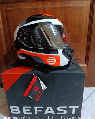 Casco integrale Befast VENTUS III Bianco Rosso