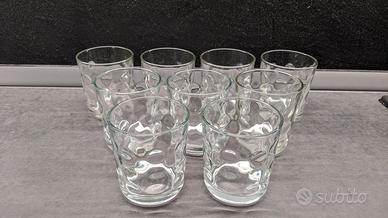 Set di 9 Bicchieri in Vetro