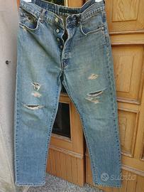 Stone Island Jeans vintage con strappi