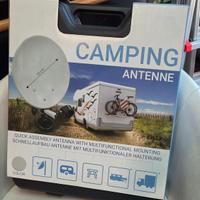 Kit parabola 35cm x camping con LNB e Ricevitore