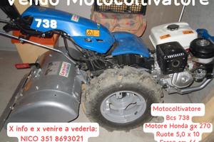 Motocoltivatore BCS con fresa