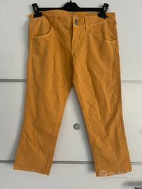 Pantaloni Capri Giallo Zafferano Kenny S.Taglia XL
