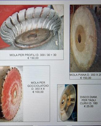 KIT 4 DISCHI DIAMANTATI SAGOMATI