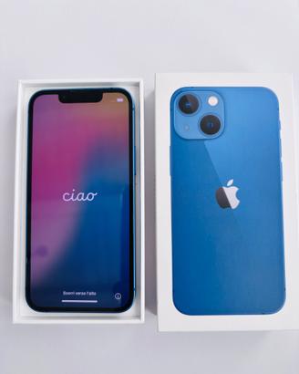 iPhone 13 mini Blue 128GB in condizioni eccellenti