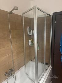Vasca da bagno+Parete Doccia+Rubinetteria Jacuzzi