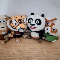 Set 4 pupazzi Kung Fu Panda o singoli