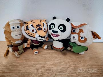 Set 4 pupazzi Kung Fu Panda o singoli