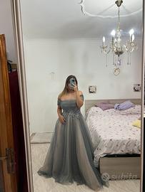 Abito da cerimonia impero couture collezione 2025