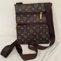 Borsa tracolla marrone