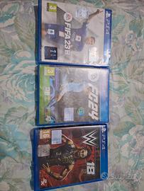 Wwe 18, Fifa 23 e Fc24 per Ps4