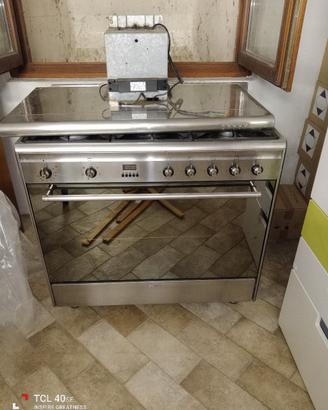 mega piano cottura in acciaio inox 