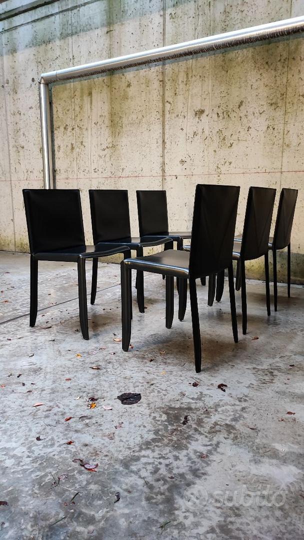 Sedie in cuoio CATTELAN ITALIA Piuma design Arredamento e