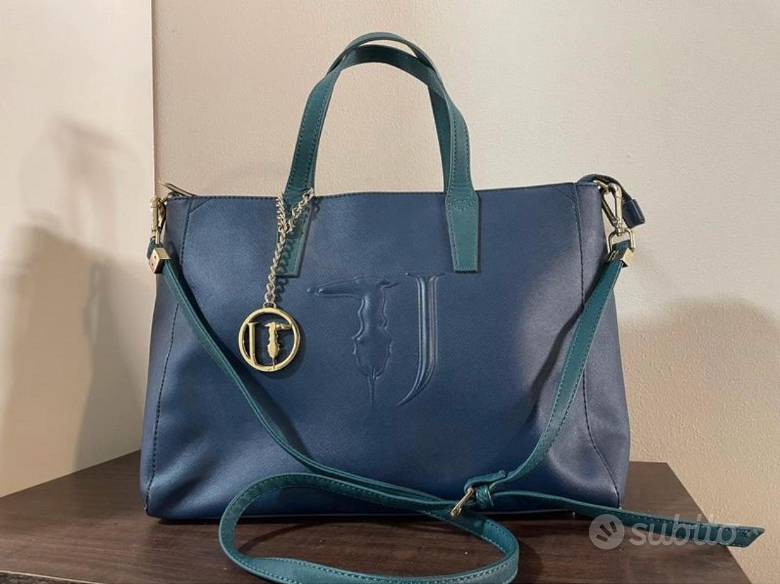 Borsa trussardi hot sale jeans blu