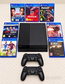 PS4 500GB + 2 DualShock 4 + 7 giochi
