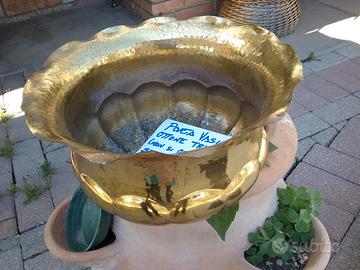 PORTA VASI IN OTTONE TRATTATI ANTI OSSIDO