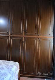 armadio a 8 ante di legno vero