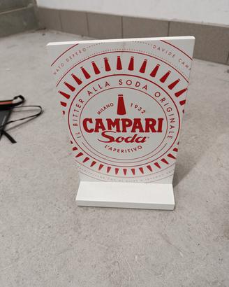 Espositore pubblicitario Campari Soda 