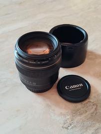 Canon EF 85mm f/1.8 USM + paraluce originale