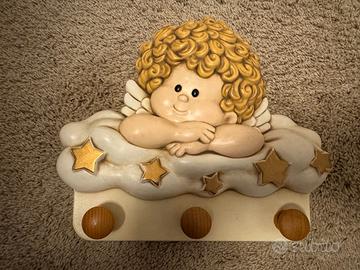 Appendiabiti EGAN 3 posti in ceramica - Angioletto