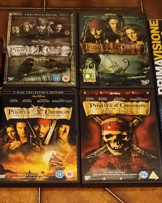 Film Saga Pirati dei Caraibi (Anche EDIZIONI RARE)