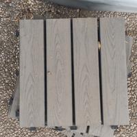 piastrelle per esterno in teak