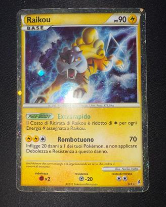 Raikou Holo Richiamo delle Leggende shiny SL9