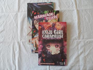 FREE COMIC BOOK DAY ITALIA anteprima MANGA novità
