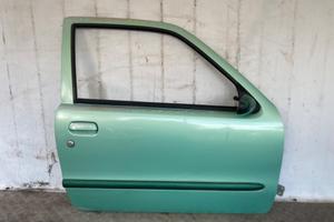 Porta Anteriore Destra Fiat Seicento ( 1998 In Poi ) Sportello Rosso - Foto 3