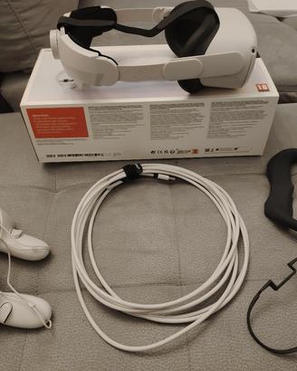 Visore Meta quest 2 con accessori