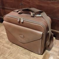 Borsa valigia Burberry vintage pelle anni '90