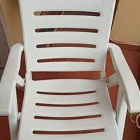 Poltrona Multiposizioni bianca richiudibile