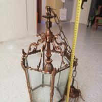 lampadario in ottone 