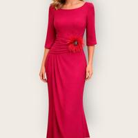 Abito lungo fucsia tgS/M