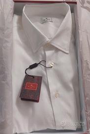 Camicia Etro Jacquard in cotone motivo Foliage