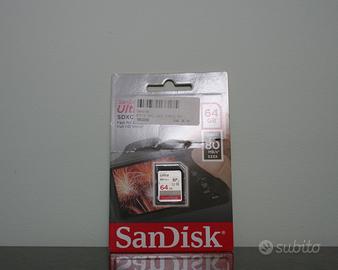 Scheda SD SanDisk 64GB 80MB/s