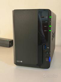 NAS Synology DS218+, 2 HDD Seagate 8TB, RAM 10GB