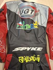 Tuta moto gara originale Aprilia Baldolini 125