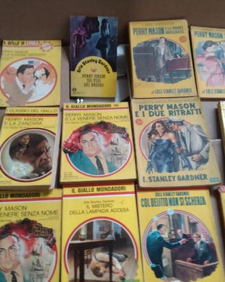LIBRI GIALLI MONDADORI PERRY MASON, ELLERY QUEEN