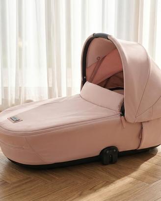 Navicella Cybex color rosa + adattatori