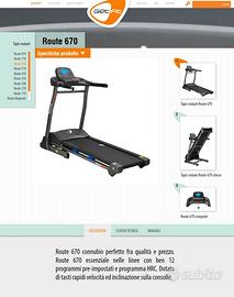 tapis roulant get fit 670