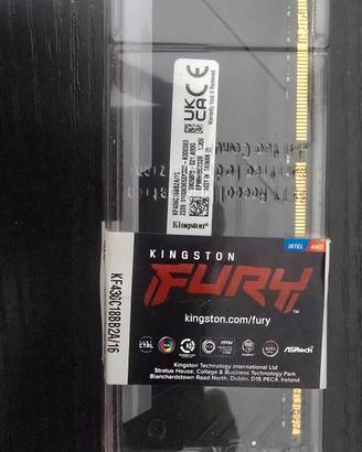 Kingston FURY Beast RGB 16GB DDR4 KF436C18BB2A/16