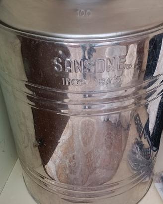 Contenitore in acciaio inox 18/10  Sansone