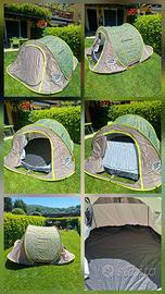 Tenda Quechua 2SecondsIII 3 posti+2sacchi+2tappeti
