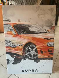 Quadro su tela 47x66 Toyota supra mk4