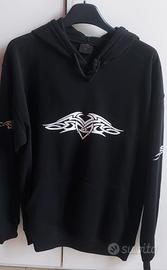 Felpa con tribale e cappuccio 