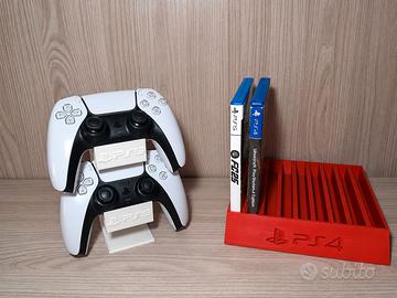  SCONTO: porta controller PS5+porta giochi PS5/PS4