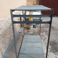 scaffale in ferro zincato
