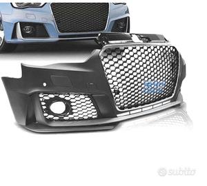 PARAURTI ANTERIORE AUDI A3 8V 12 16 LOOK RS3 CROMO