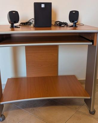 Scrivania PC 90x60 + casse Empire – posta completa